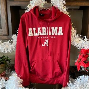 University of Alabama Red Hoodie Sweatshirt Mens Medium